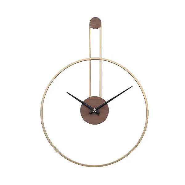 Gold_&_Brown_Iron_Premium_&_Elegant_Rust_Free_Wallclock_Of_(18_X_24)_In