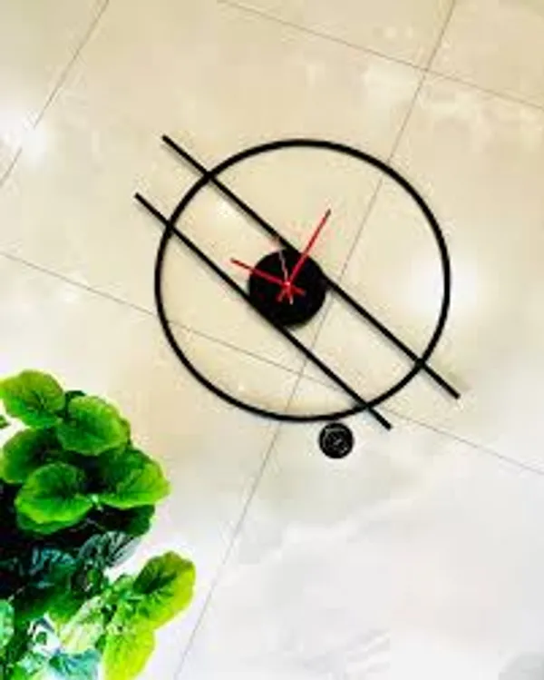 Black_Colour_Iron_Premium_&_Elegant_Rust_Free_Wallclock_Of_(24_X_24)_In