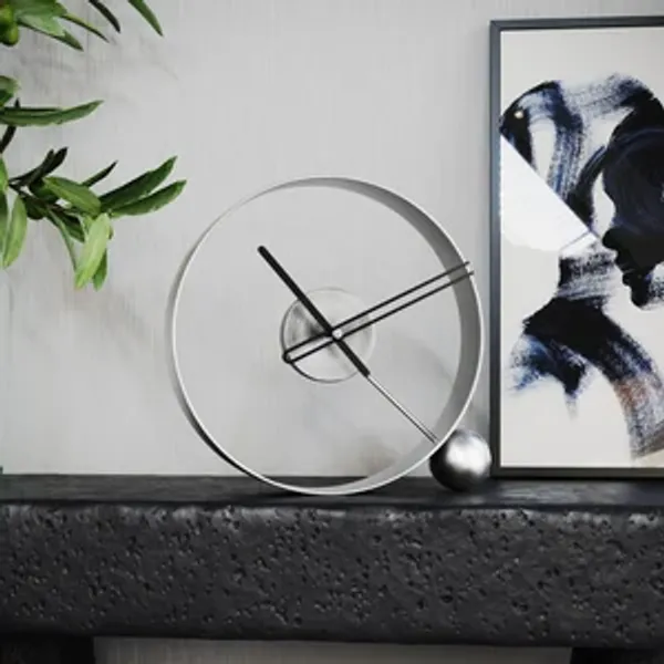 Silver_Iron_Premium_&_Elegant_Rust_Free_Wallclock_Of_(12_X_12)_In