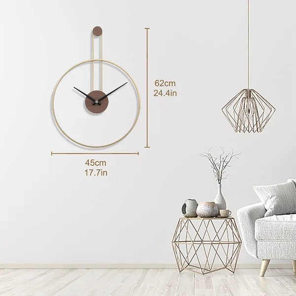 Gold_&_Brown_Iron_Premium_&_Elegant_Rust_Free_Wallclock_Of_(18_X_24)_In