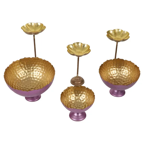 Gold_Metal_Premium_&_Elegant_Showpiece_(Pack_Of_6)