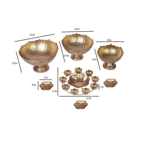 Gold_Metal_Premium_&_Elegant_Showpiece_(Pack_Of_7)