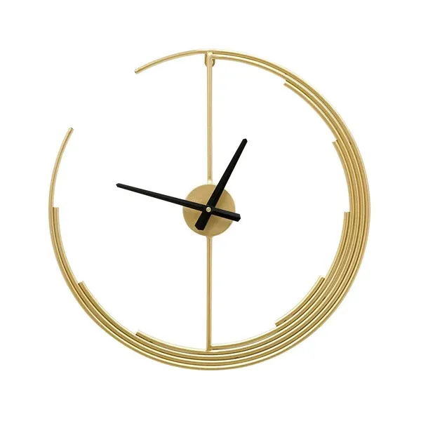 Golden_Iron_Premium_&_Elegant_Rust_Free_Wallclock_Of_(24_X_24)_In