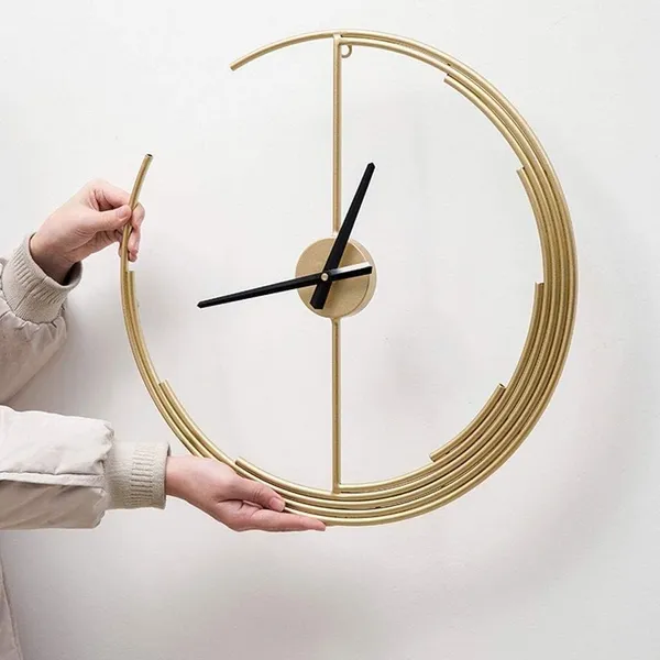Golden_Iron_Premium_&_Elegant_Rust_Free_Wallclock_Of_(24_X_24)_In