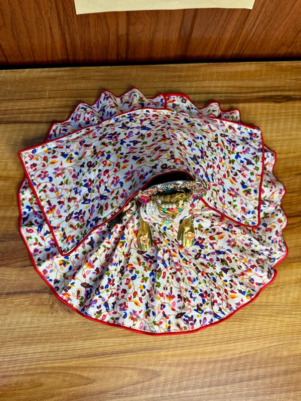 Bal_Radha_Summer_Spl_White_Printed_Cotton_Poshak