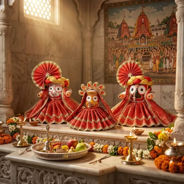 Jagannath_Family_Festive_Special_Red_Brocade_11_pc_Dress_Set