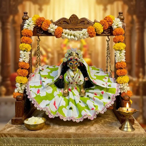 Bal_Radha_Hariyali_Leher_Poshak_with_Chandrika