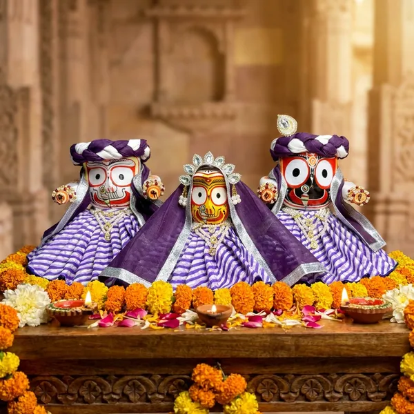 Jagannath_Ji_Purple_Cotton_10_pc_Dress_Set