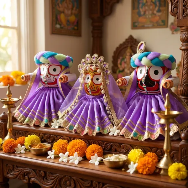 Jagannath_Ji_Lavender_Satin_10_pc_Dress_Set