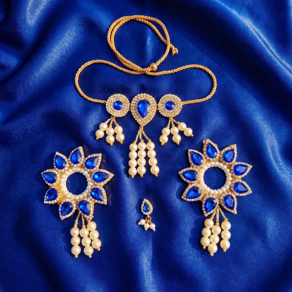 Blue_Jewellery_Set_for_5-6"_Idol_Jagannath_Ji_Family
