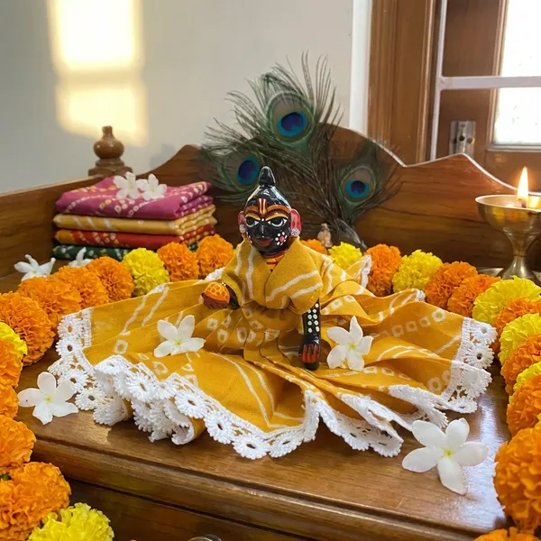 Laddu_Gopal_Summer_Cotton_Poshak_Mustard_Bandhanii