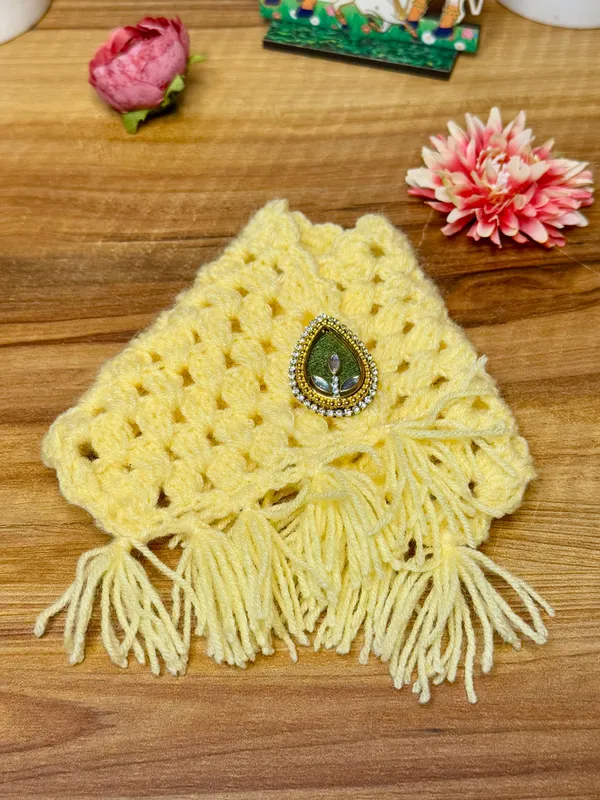 Premium_Wool_Lemon_Shawl_for_Laddu_Gopal_|_Mata_Rani