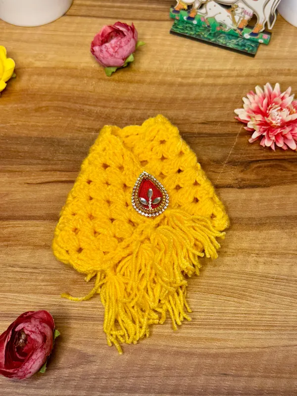 Premium_Wool_Yellow_Shawl_for_Laddu_Gopal_|_Mata_Rani