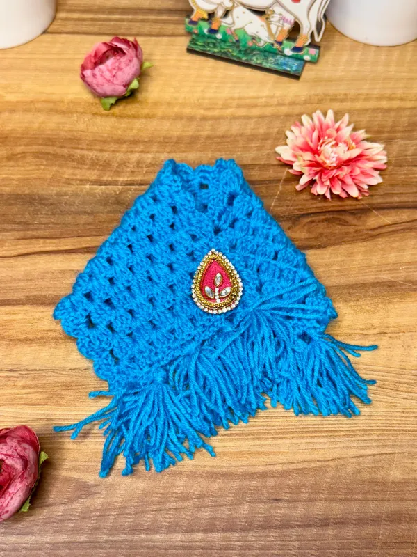 Premium_Wool_Blue_Shawl_for_Laddu_Gopal_|_Mata_Rani
