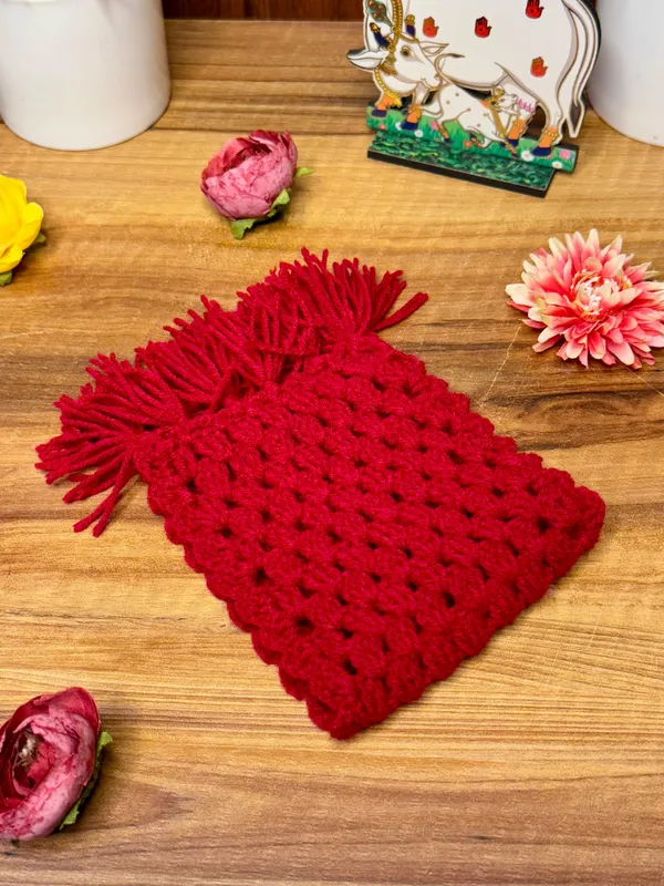 Premium_Wool_Deep_Red_Shawl_for_Laddu_Gopal_|_Mata_Rani