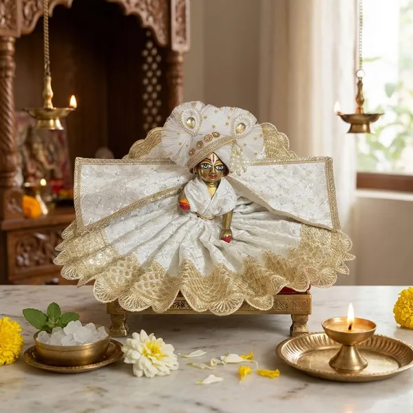 Diwali_Spl_Laddu_Gopal_White_Gold_Dress