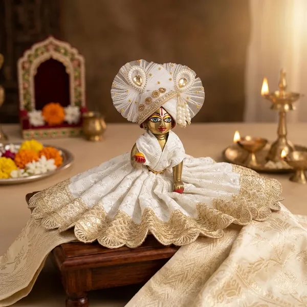 Diwali_Spl_Laddu_Gopal_White_Gold_Dress