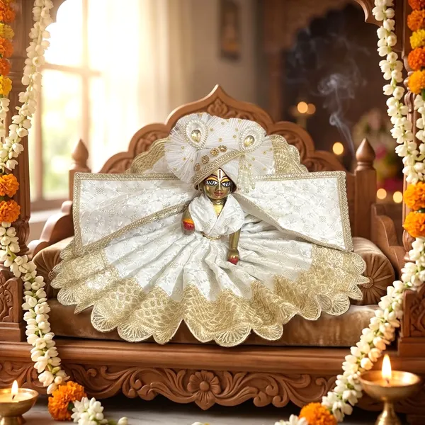 Diwali_Spl_Laddu_Gopal_White_Gold_Dress