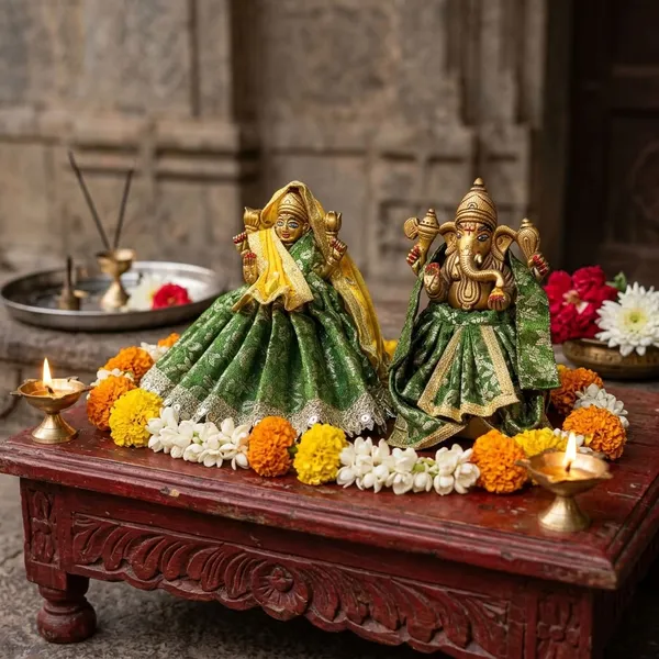 Green_Lakshmi_Ganesh_Ji_Poshak