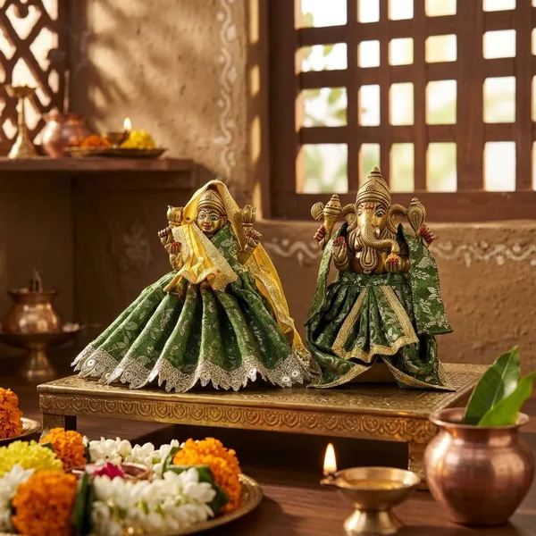 Green_Lakshmi_Ganesh_Ji_Poshak