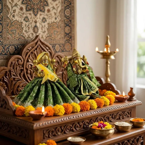 Green_Lakshmi_Ganesh_Ji_Poshak