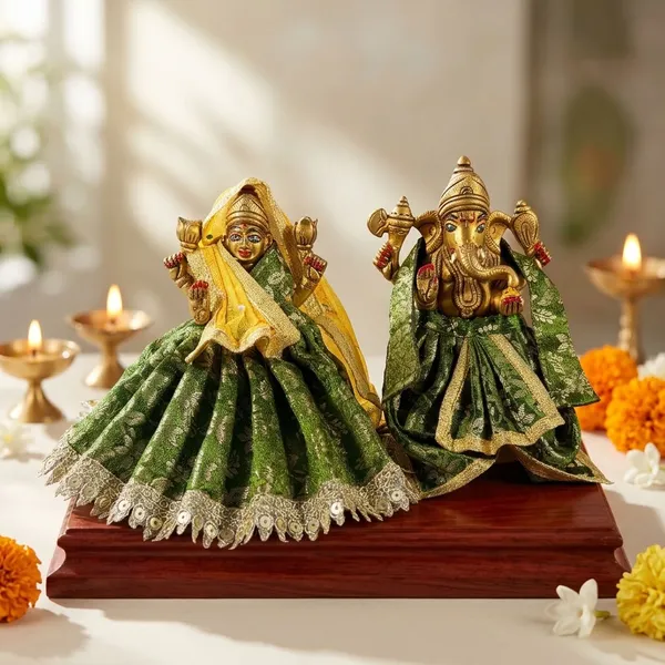 Green_Lakshmi_Ganesh_Ji_Poshak