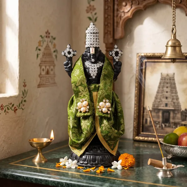 Green_Tirupati_Bala_Ji_Vastram_|_Dress