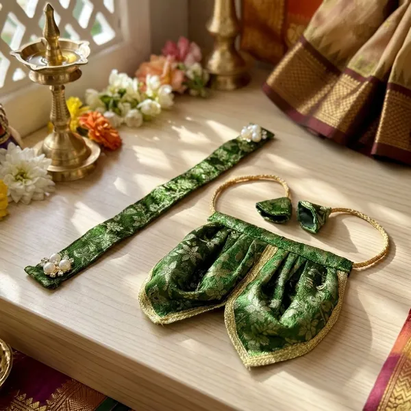 Green_Tirupati_Bala_Ji_Vastram_|_Dress