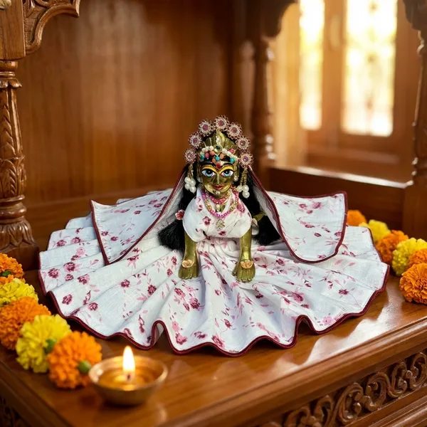 Bal_Radha_Summer_Spl_White_Maroon_Cotton_Poshak