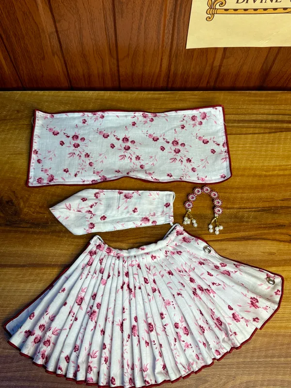 Bal_Radha_Summer_Spl_White_Maroon_Cotton_Poshak