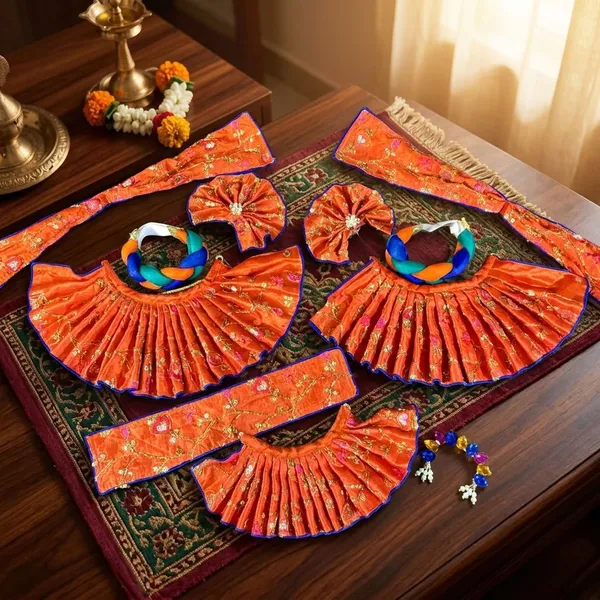 Jagannath_Ji_Orange_11_pc_Dress_Set