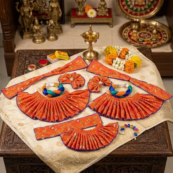 Jagannath_Ji_Orange_11_pc_Dress_Set