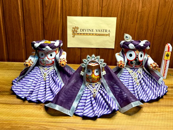 Jagannath_Ji_Purple_Cotton_10_pc_Dress_Set