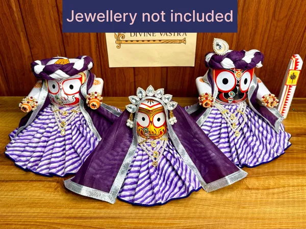 Jagannath_Ji_Purple_Cotton_10_pc_Dress_Set