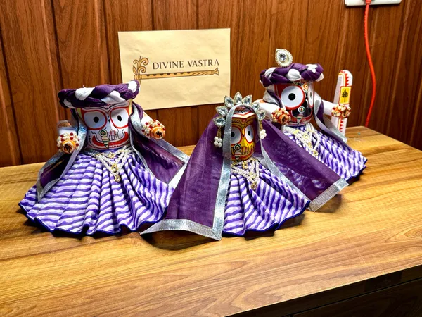 Jagannath_Ji_Purple_Cotton_10_pc_Dress_Set
