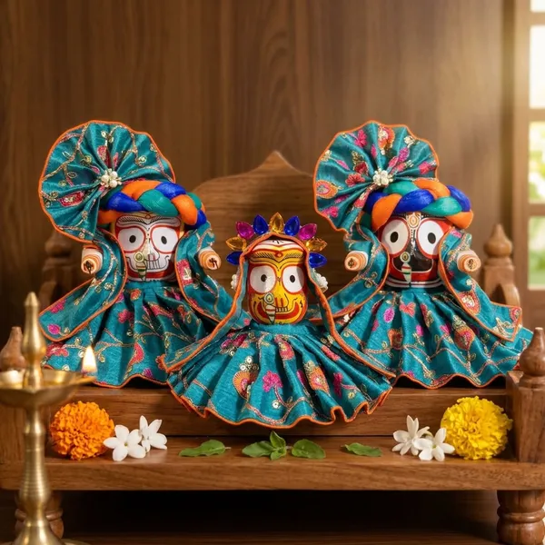 Jagannath_Ji_Teal_11_pc_Dress_Set