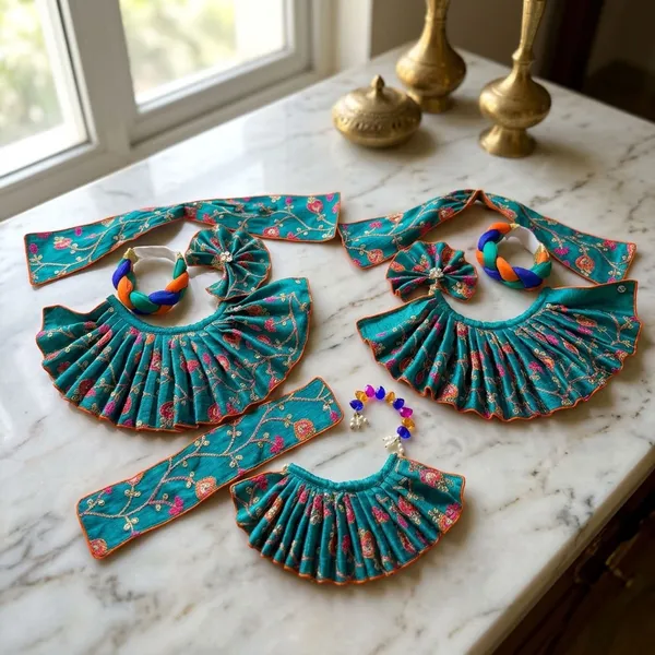 Jagannath_Ji_Teal_11_pc_Dress_Set
