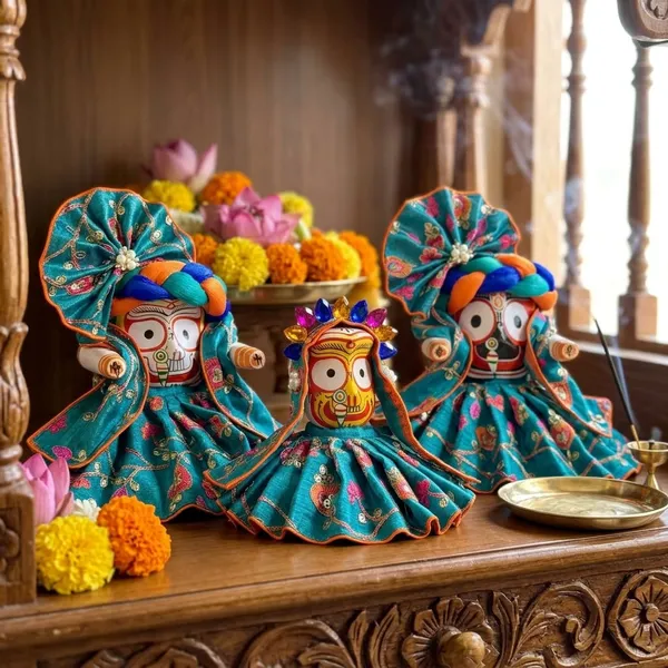 Jagannath_Ji_Teal_11_pc_Dress_Set