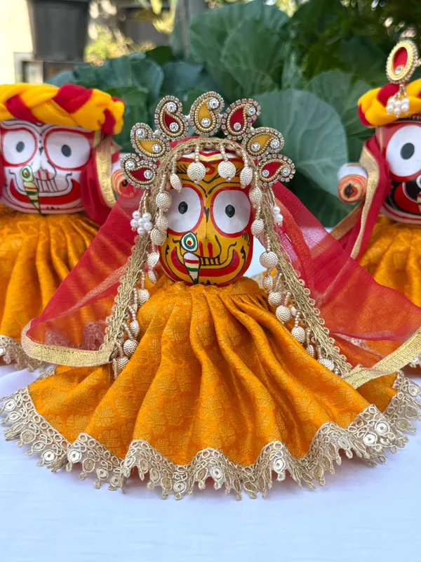 Jagannath_Family_Festive_Special_Yellow_Brocade_10_pc_Dress_Set