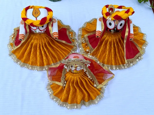 Jagannath_Family_Festive_Special_Yellow_Brocade_10_pc_Dress_Set