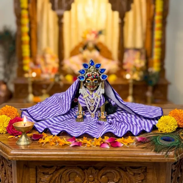 Bal_Radha_Summer_Spl_Purple_Cotton_Poshak