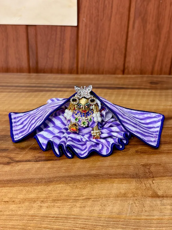 Bal_Radha_Summer_Spl_Purple_Cotton_Poshak