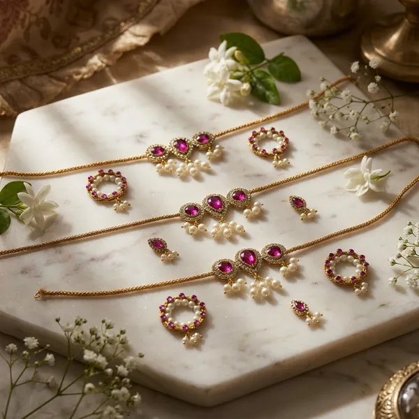 Jewellery_Set_(Pink_Set_A)_for_Jagannath_Ji_Family_