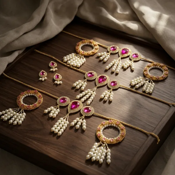 Jewellery_Set_(Pink_Set_B)_for_Jagannath_Ji_Family