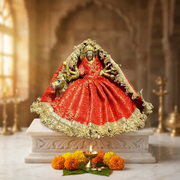 Mata_Rani_Navratri_Special_Bridal_Red_Poshak