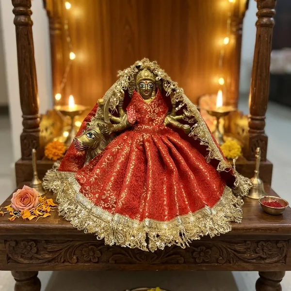 Mata_Rani_Navratri_Special_Bridal_Red_Poshak
