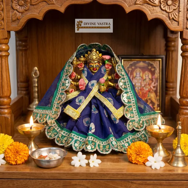 Mata_Rani_Dress_Blue_Neel_Varsha_Poshak