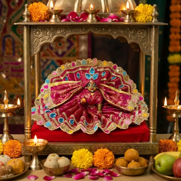 Diwali_Spl_Laddu_Gopal_Royal_Magenta_Dress