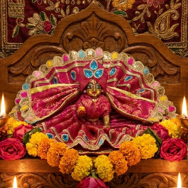 Diwali_Spl_Laddu_Gopal_Royal_Magenta_Dress