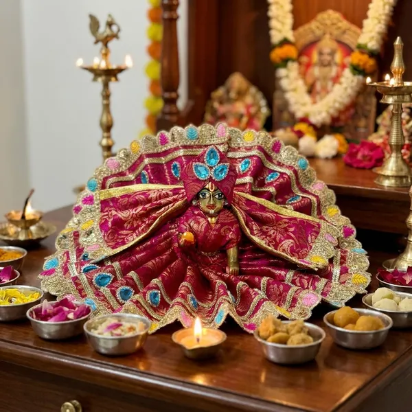 Diwali_Spl_Laddu_Gopal_Royal_Magenta_Dress